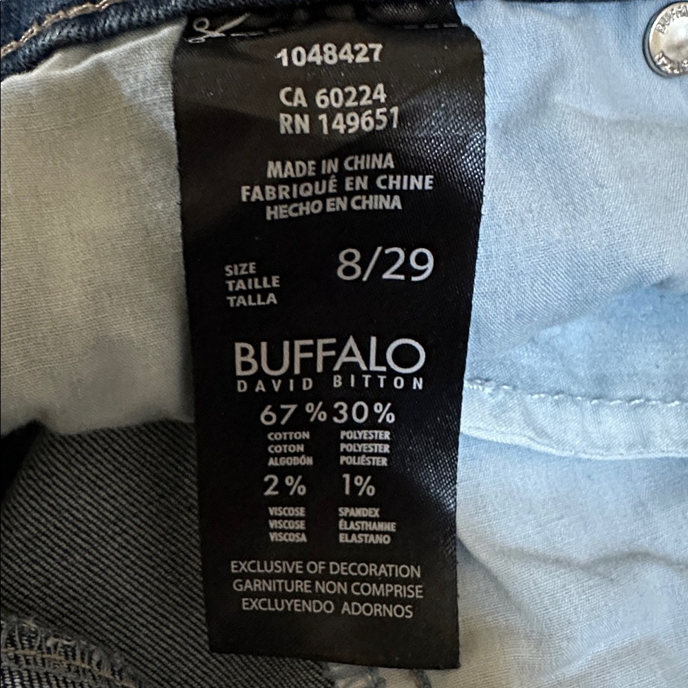 Buffalo David Bitton Mid Rise Super Soft Skinny - Picture 7 of 7
